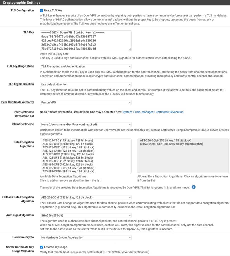 Configure the OpenVPN Client 3