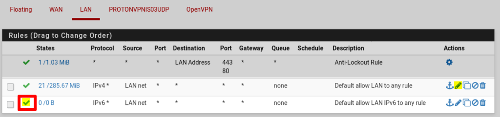 Configure firewall rules 6